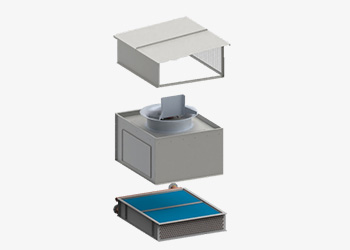 NEWtainer® Modul+ Wärmetauscher-Modul für Dampf oder Heißwasser