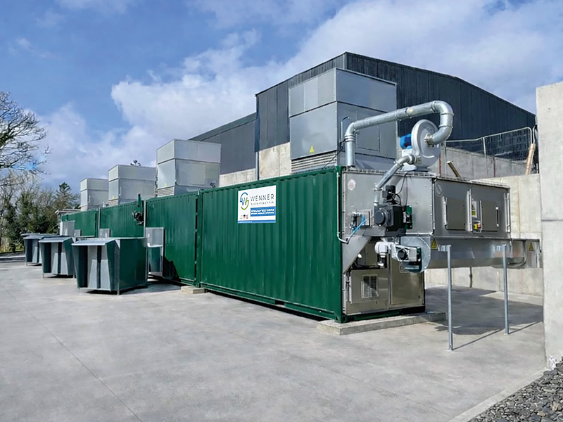 Bandtrocknungsanlagen von Wenner Systemtechnik - Trocknungsanlagen im Container