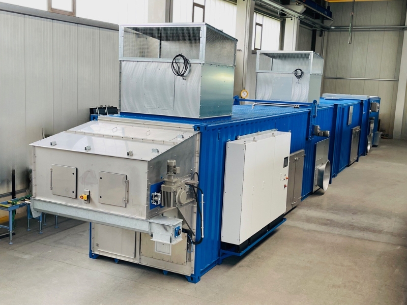 Drying systems for sewage sludge from Wenner Systemtechnik in container design