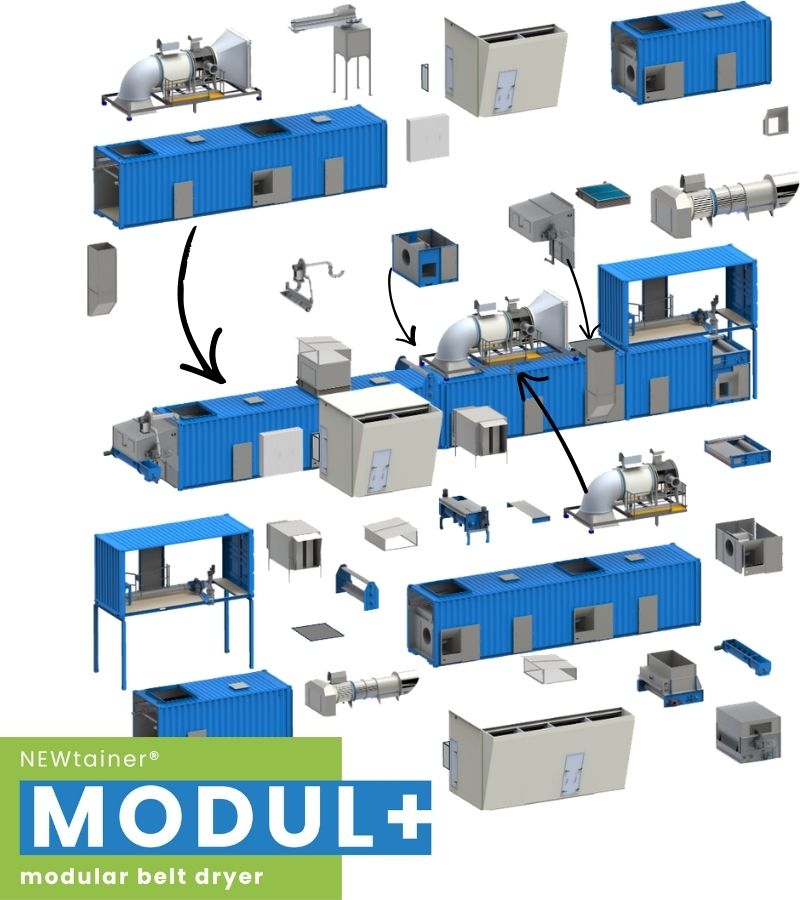 Wenner Systemtechnik container-based drying systems